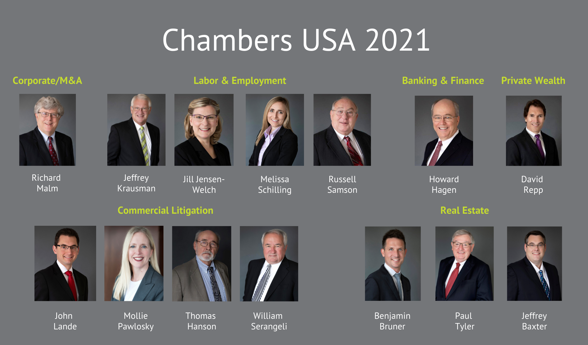 Chambers USA 2021 Recognizes Dickinson Lawyers and Practices