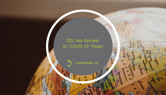 DOL Has Revised Its "COVID-19" Poster